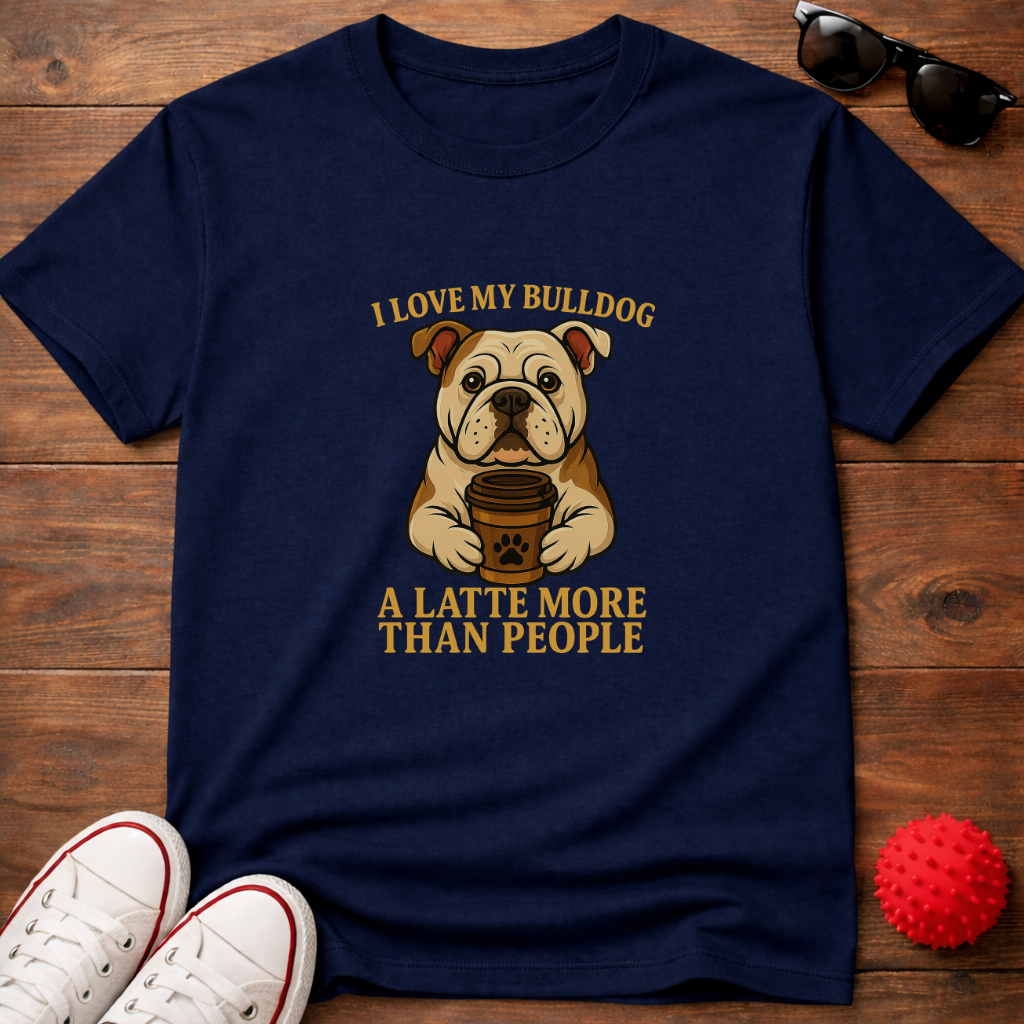 Bulldog Latte Tee