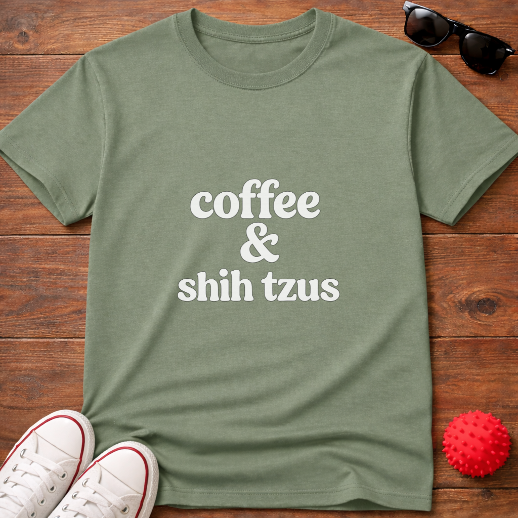 Coffee & Shih Tzus Tee