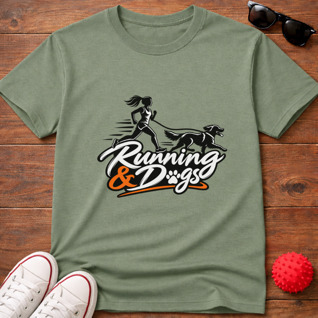 Running & Dogs Tee