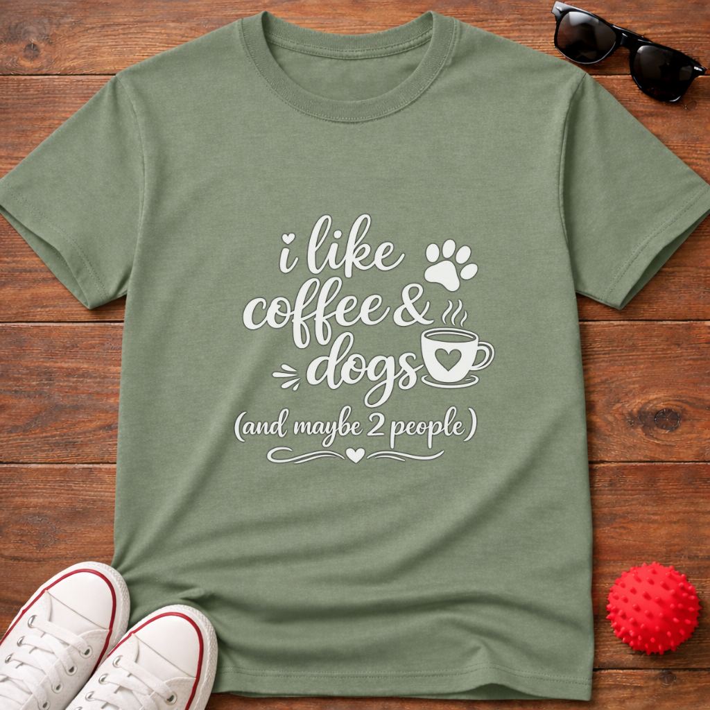 Coffee & Dogs Tee