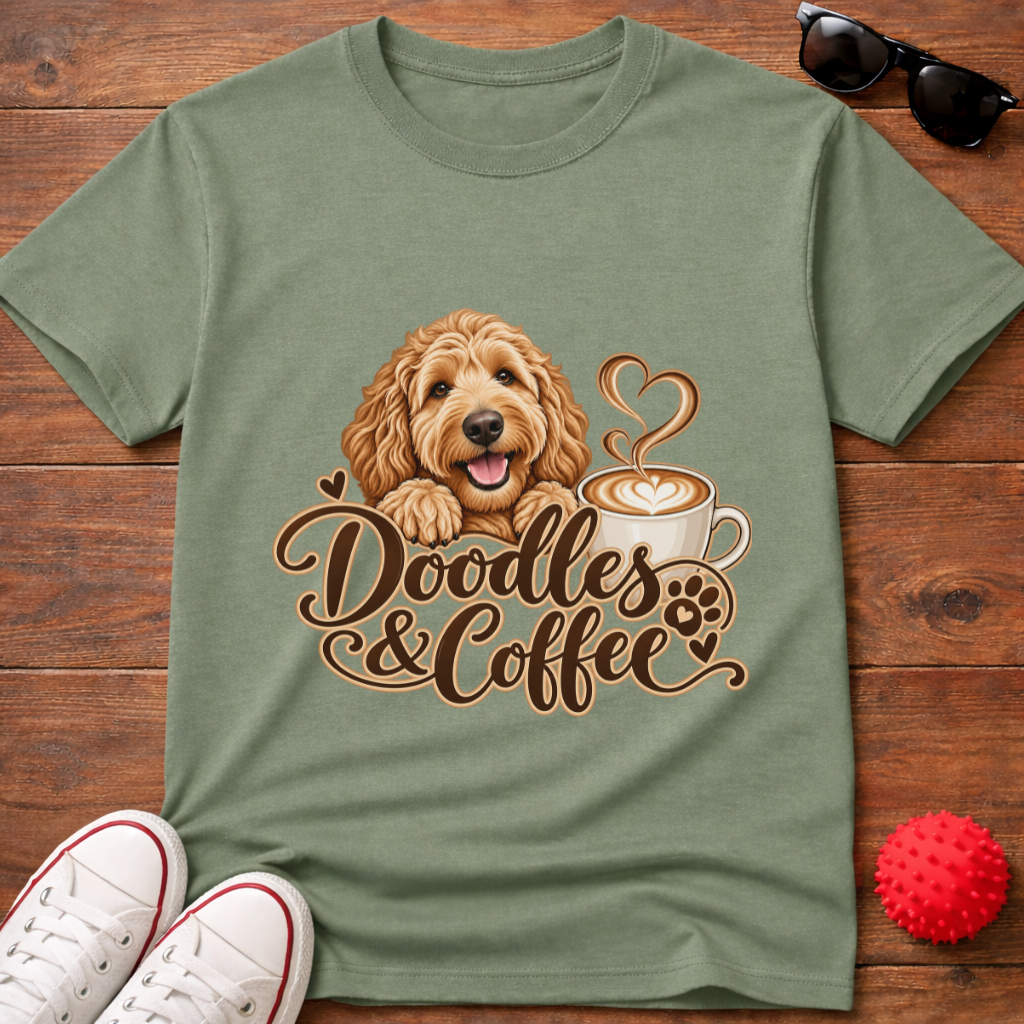Doodles & Coffee Tee
