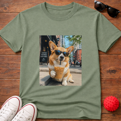 Corgi Coffee Tee