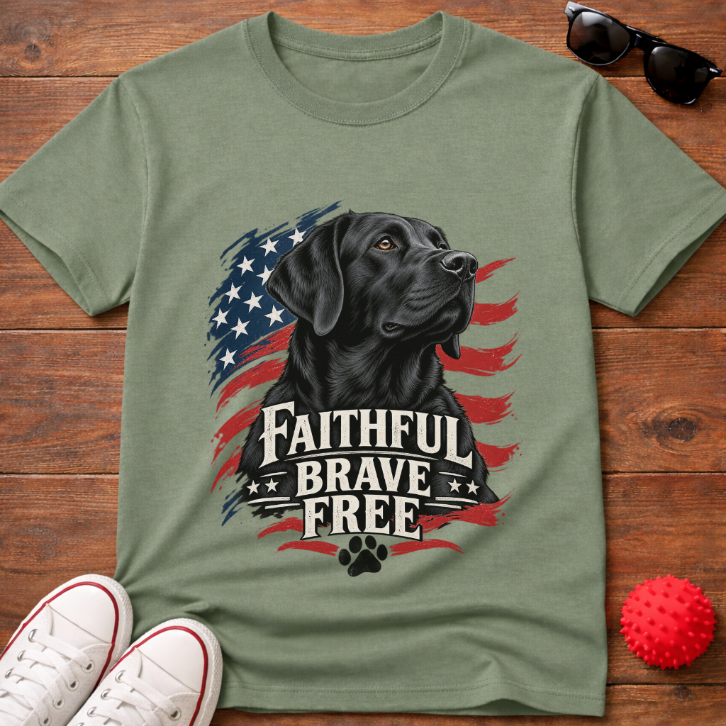 Faithful Brave Free Lab Tee
