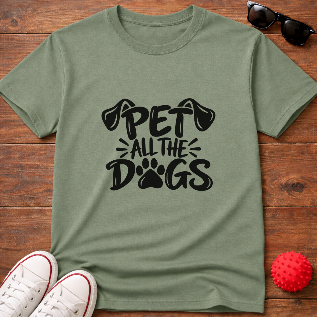 Pet All The Dogs Tee