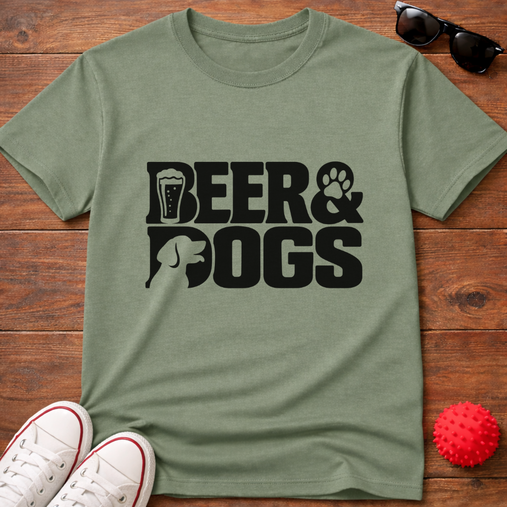 Beer & Dogs Tee