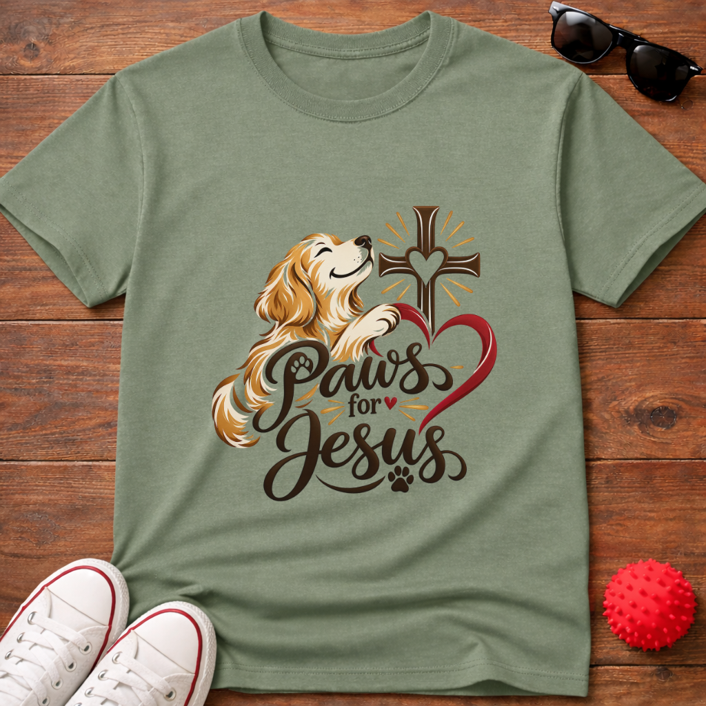 Paws For Jesus Tee