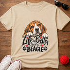 Life's Better Beagle Tee