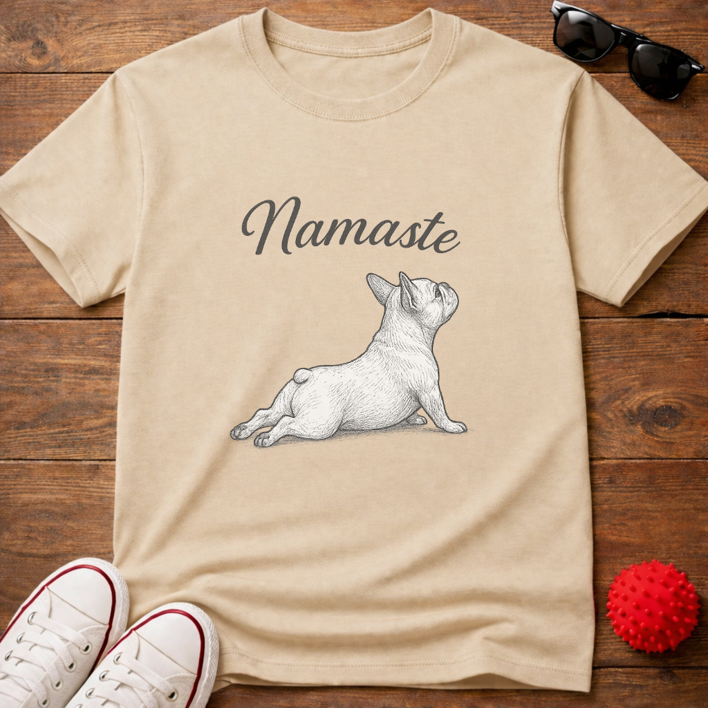 Frenchie Namaste Tee