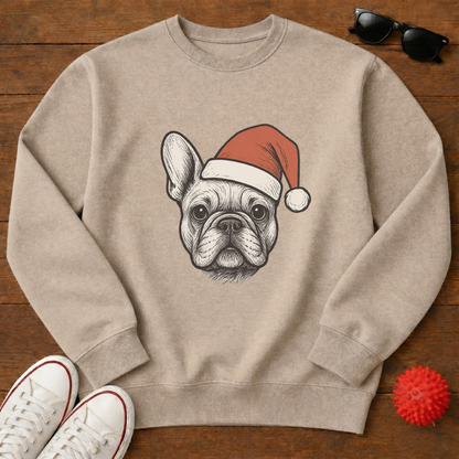 Frenchie Santa Sweatshirt