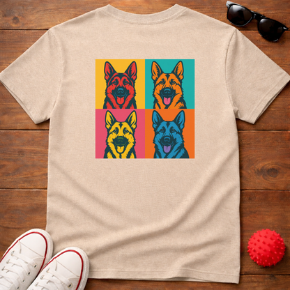 Pop Art German Shepherd Tee