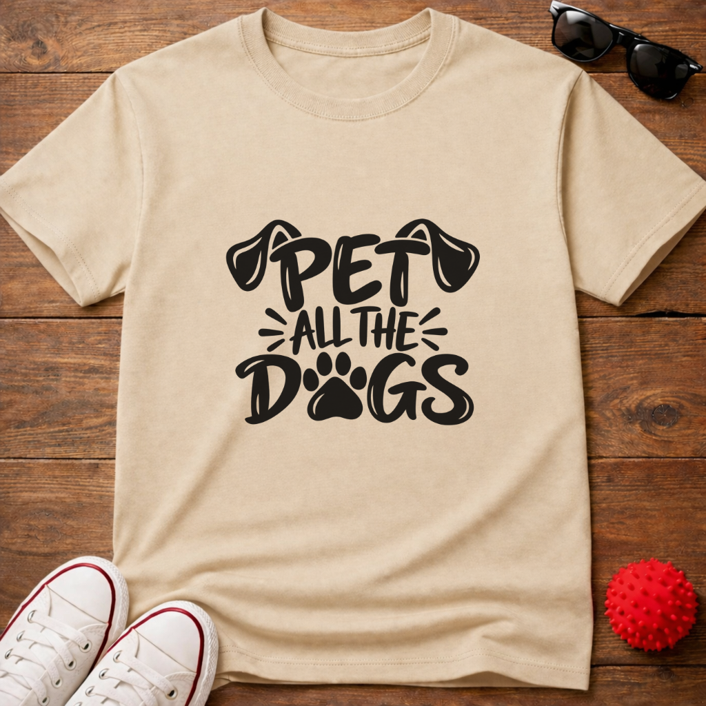 Pet All The Dogs Tee