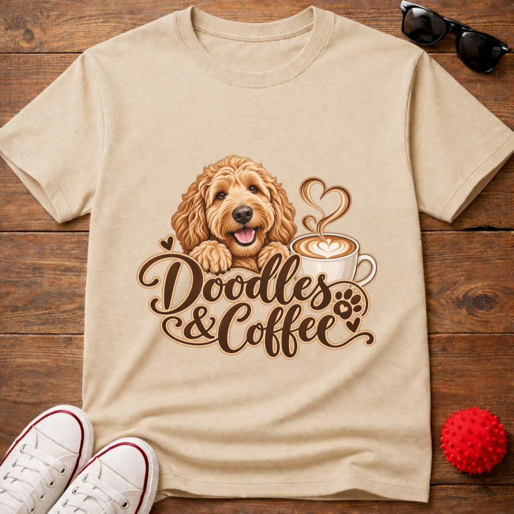 Doodles & Coffee Tee
