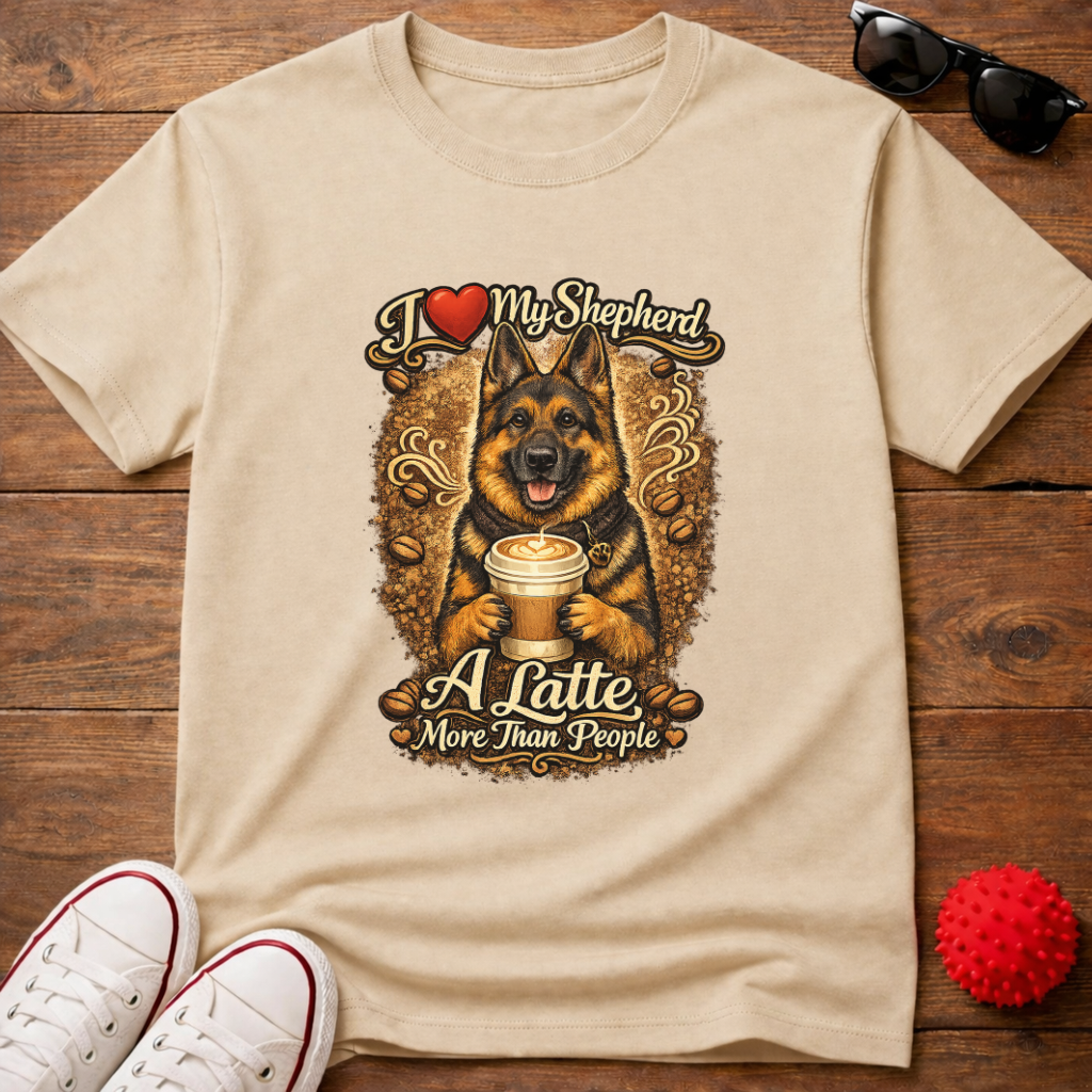 GSD Latte Tee
