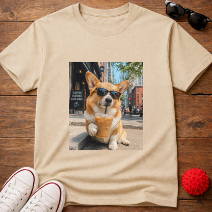 Corgi Coffee Tee