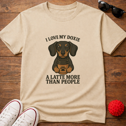 Doxie Latte Tee