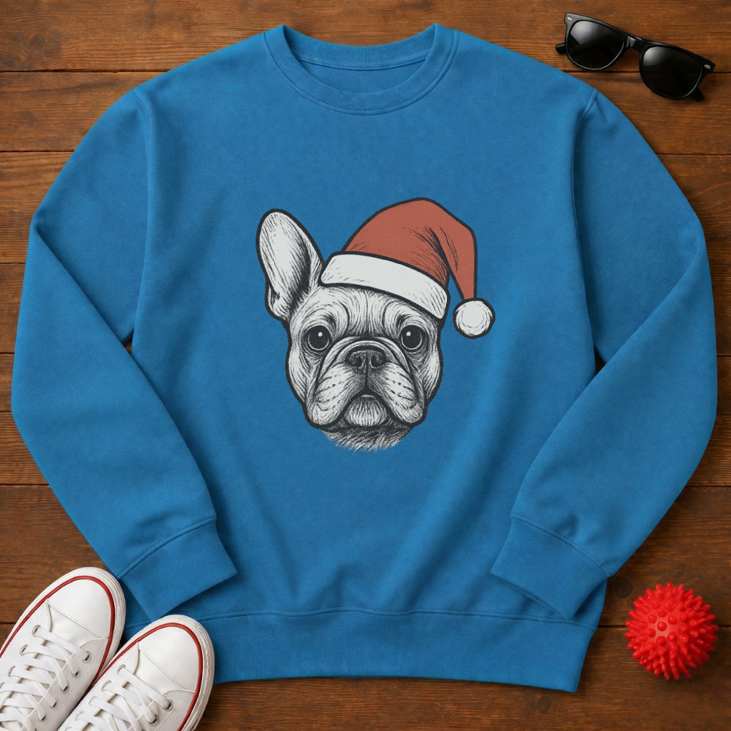 Frenchie Santa Sweatshirt