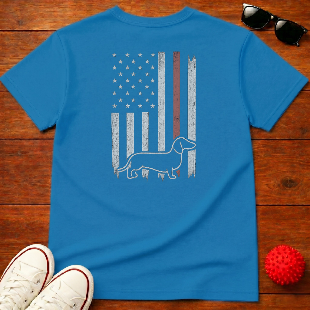 Doxie Flag Tee
