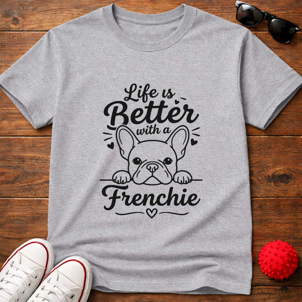 Life's Better Frenchie Tee