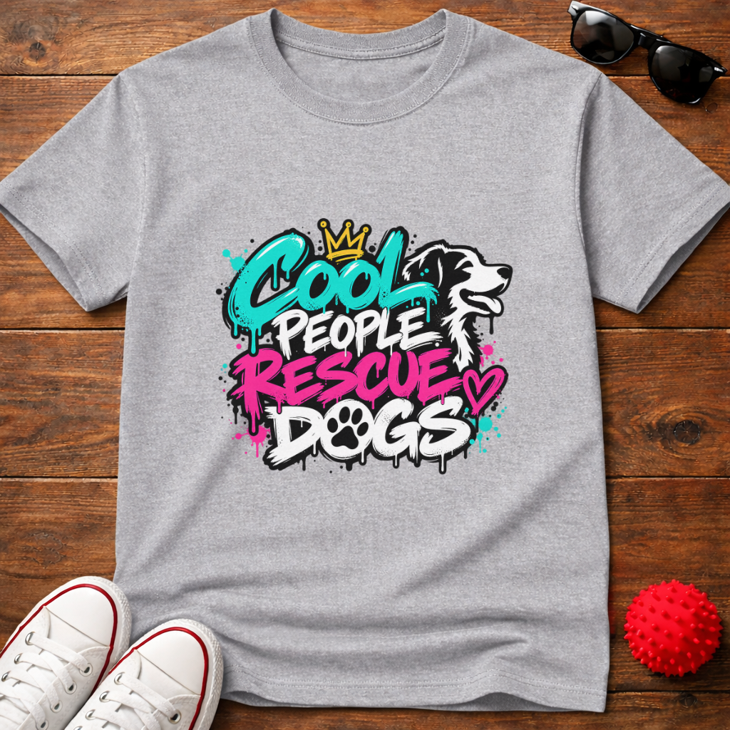 Cool People Rescue Dogs Tee