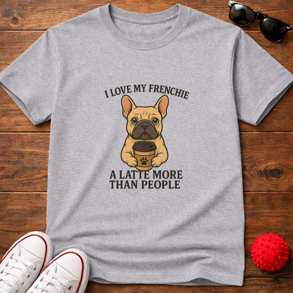 Frenchie Latte Tee