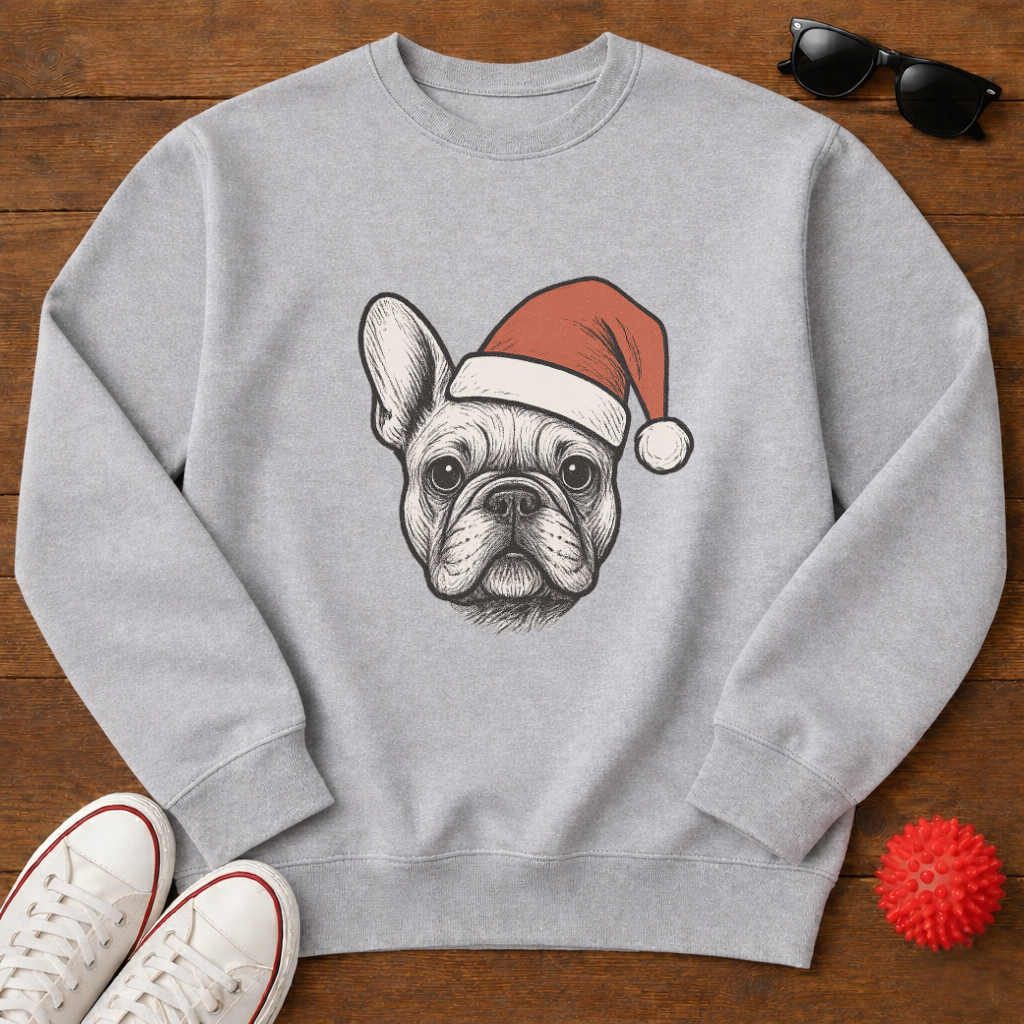 Frenchie Santa Sweatshirt