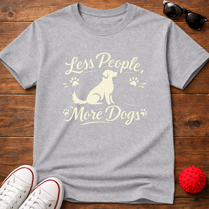 Less People More Dogs Tee