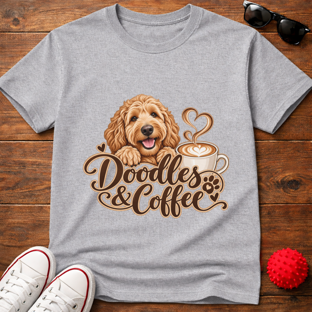 Doodles & Coffee Tee