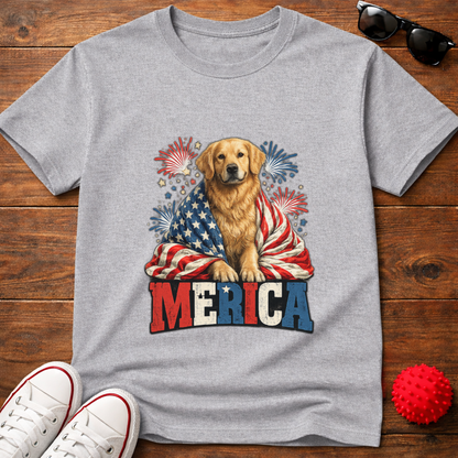 Patriotic Retriever Tee