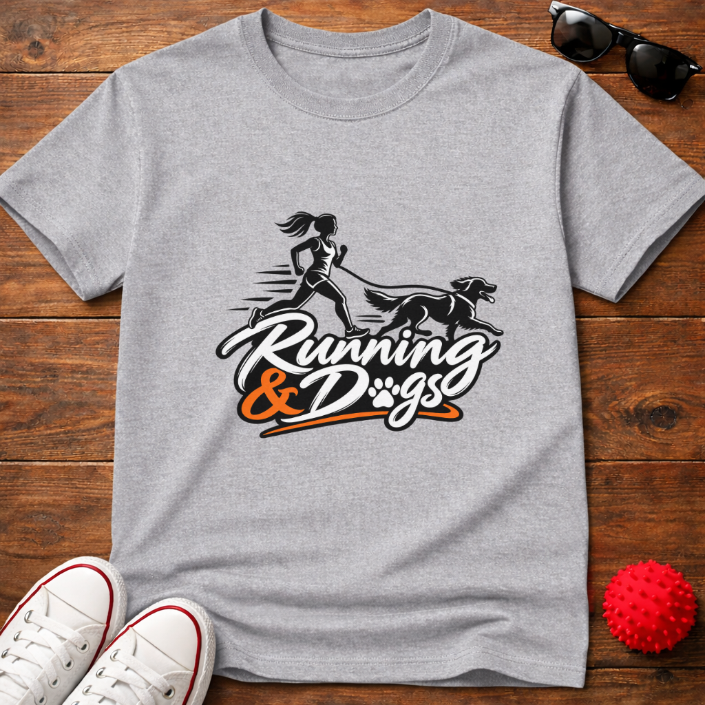 Running & Dogs Tee