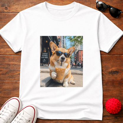 Corgi Coffee Tee