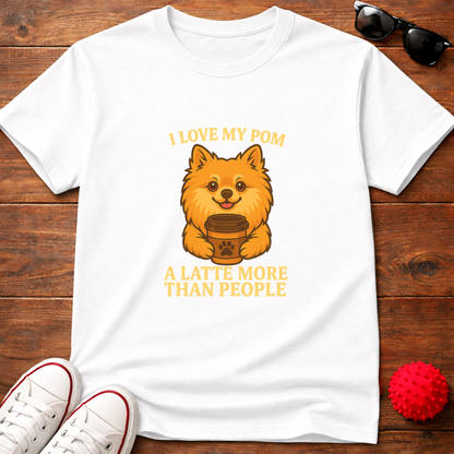 Pomeranian Latte Tee