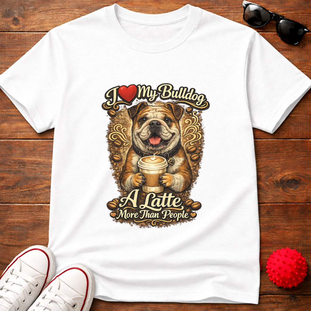 Bulldog A Latte Tee