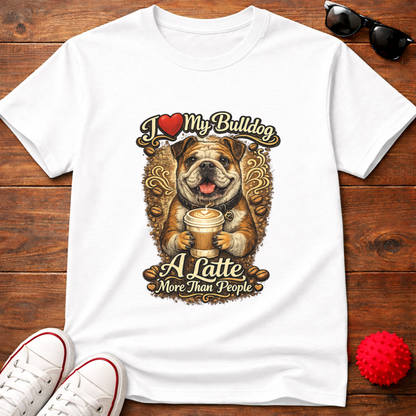 Bulldog A Latte Tee