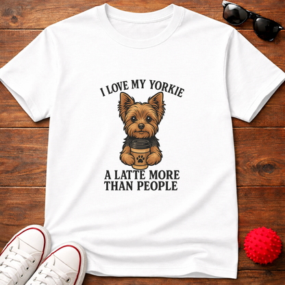 Yorkie Latte Tee