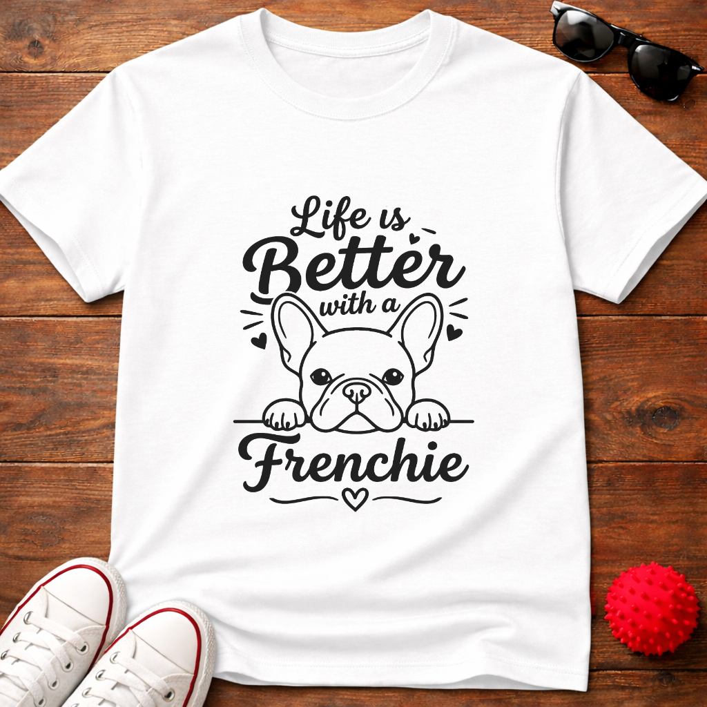 Life's Better Frenchie Tee